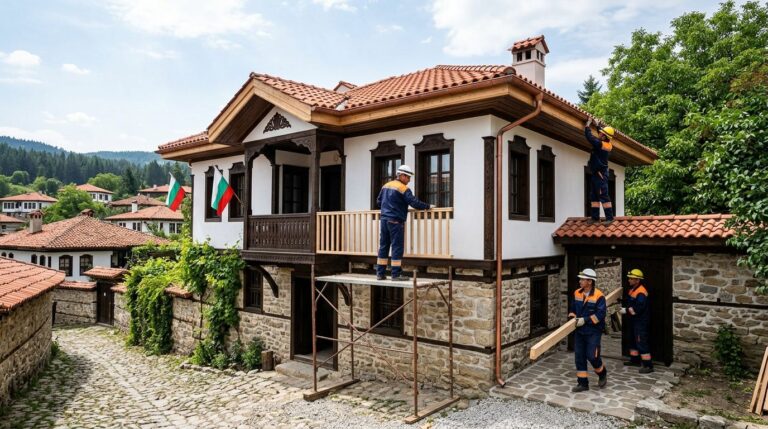 Възрожденска къща с реновиран покрив